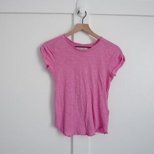 Free People Pink Short Sleeve Tee